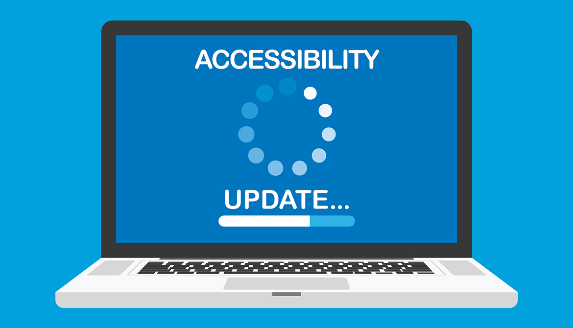 Accessiblity Update Loading image on laptop