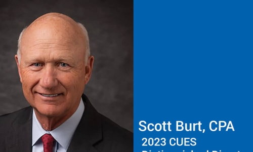 2023 CUES Distinguished Director Scott Burt of Mountain America Credit Union