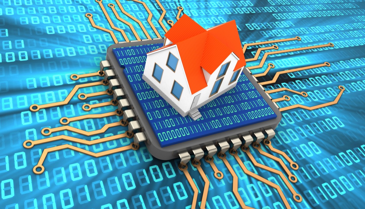 house on circuit board