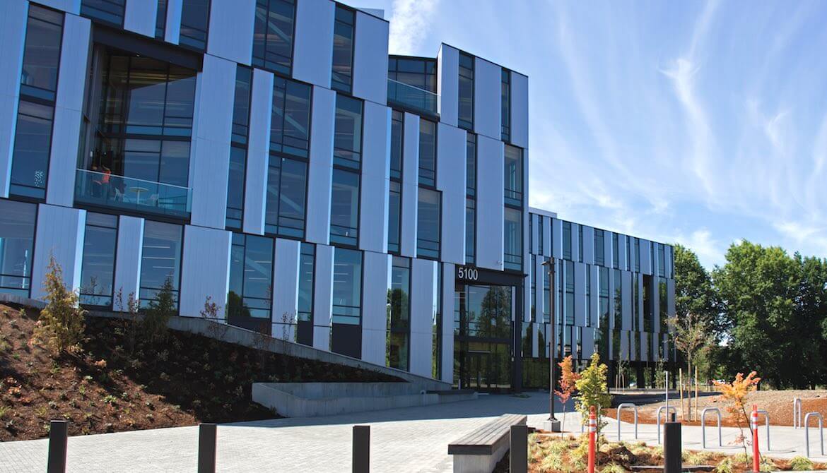 Exterior photo of First Tech FCU’s new office building