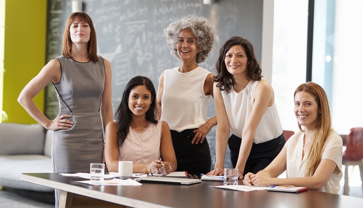 diverse group of female board directors