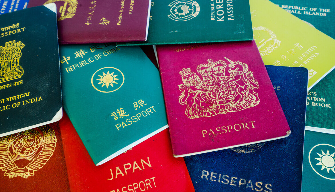 passports from many countries