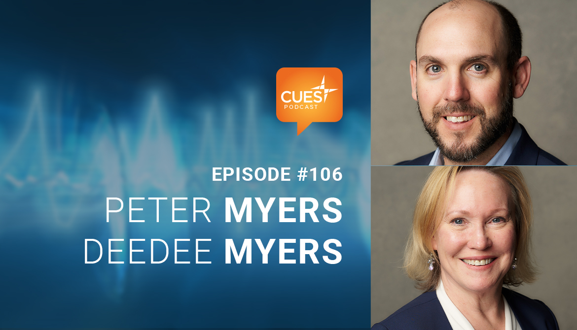 Peter Myers and Deedee Myers on podcast landing tile