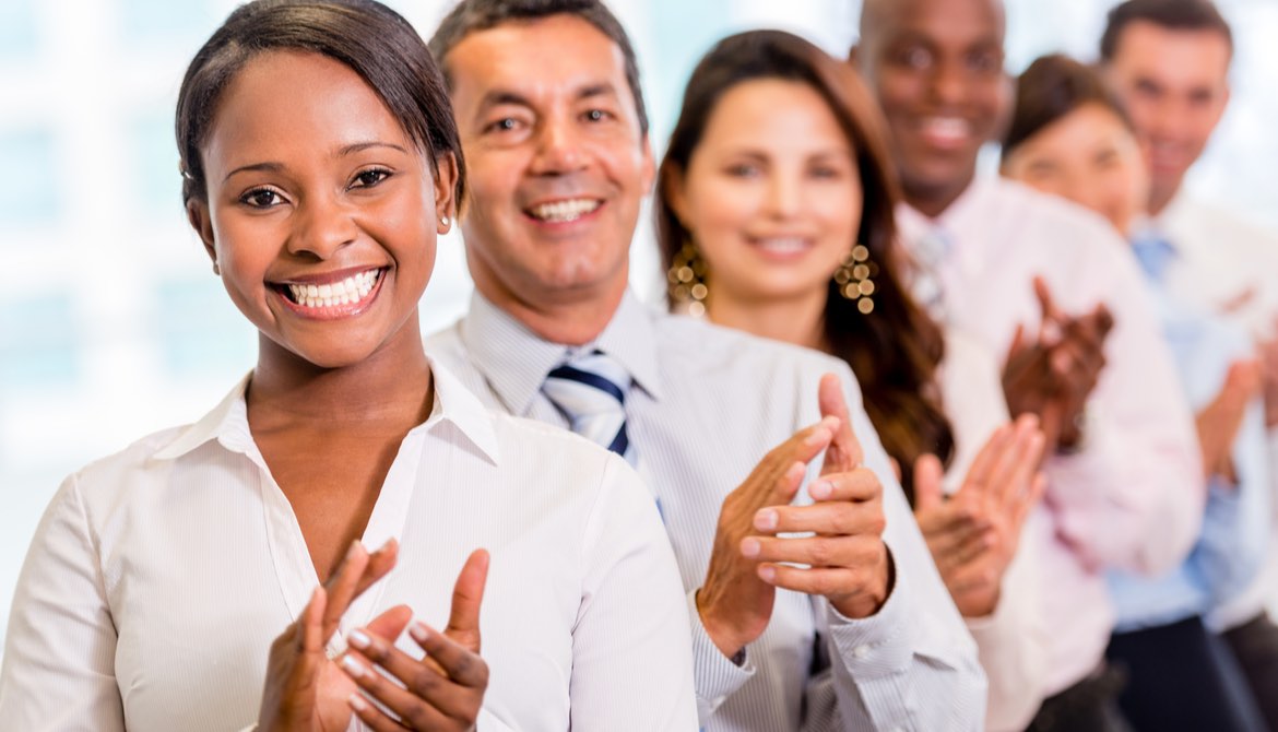 executives applauding