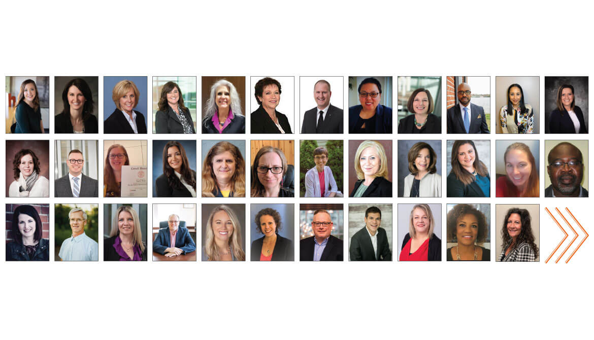collage of headshots of CUES members and staff who attended Cornell DEI certificate program