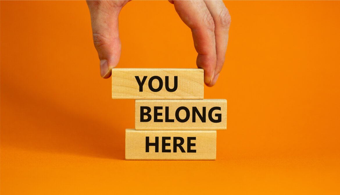 you belong here wooden blocks