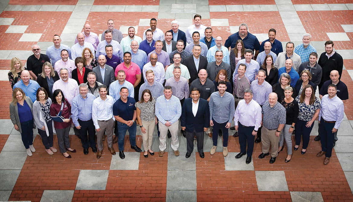 class photo of the Spring 2022 CEO Institute I: Strategic Planning participants at Wharton
