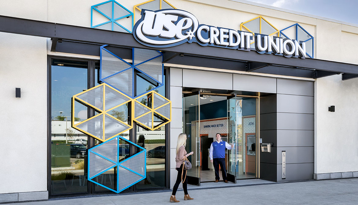 Exterior of a USE Credit Union branch
