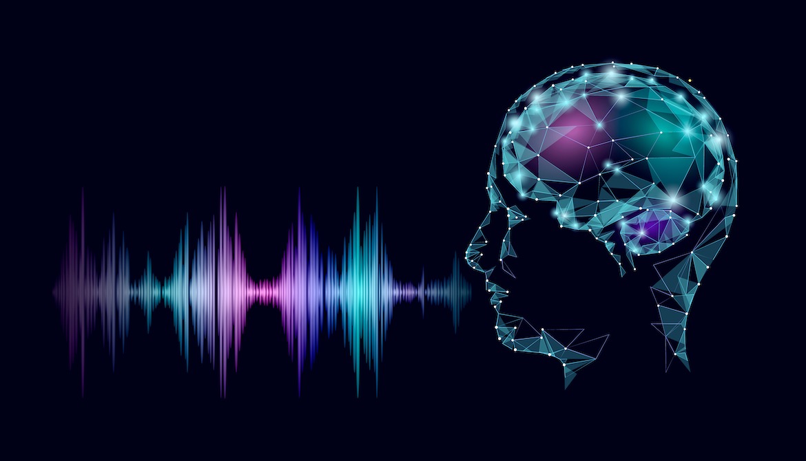 colorful brain technology airwaves