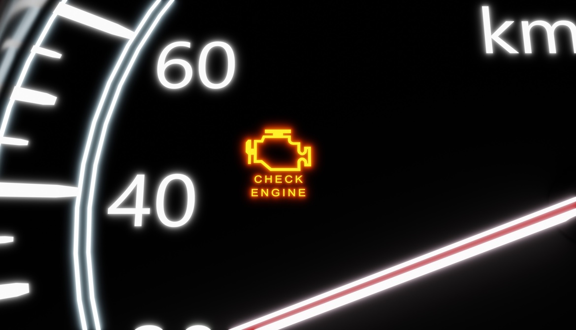 check engine light speedometer