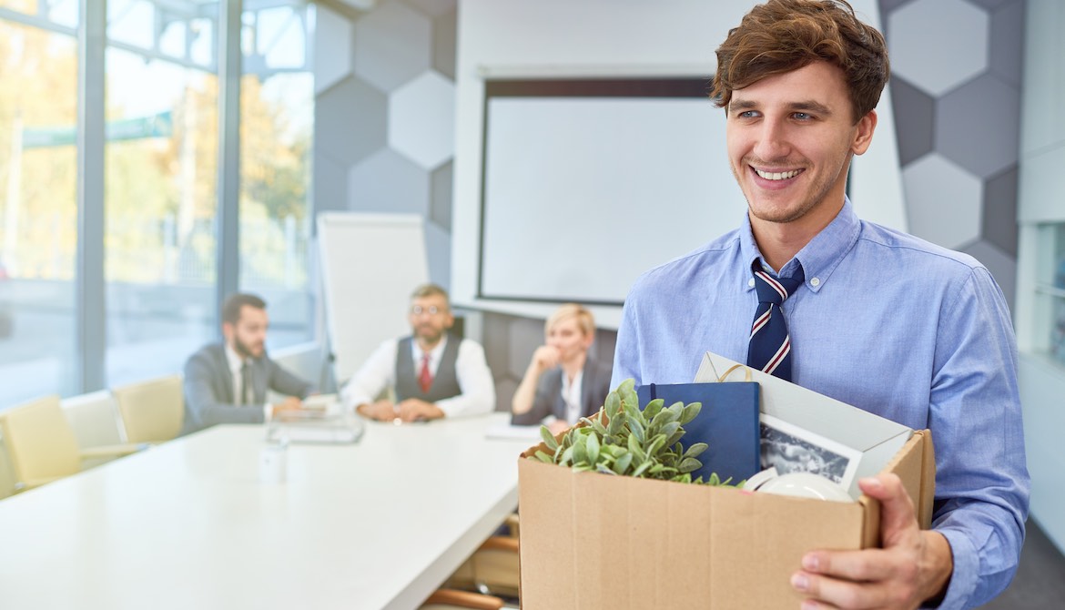 employee exit box