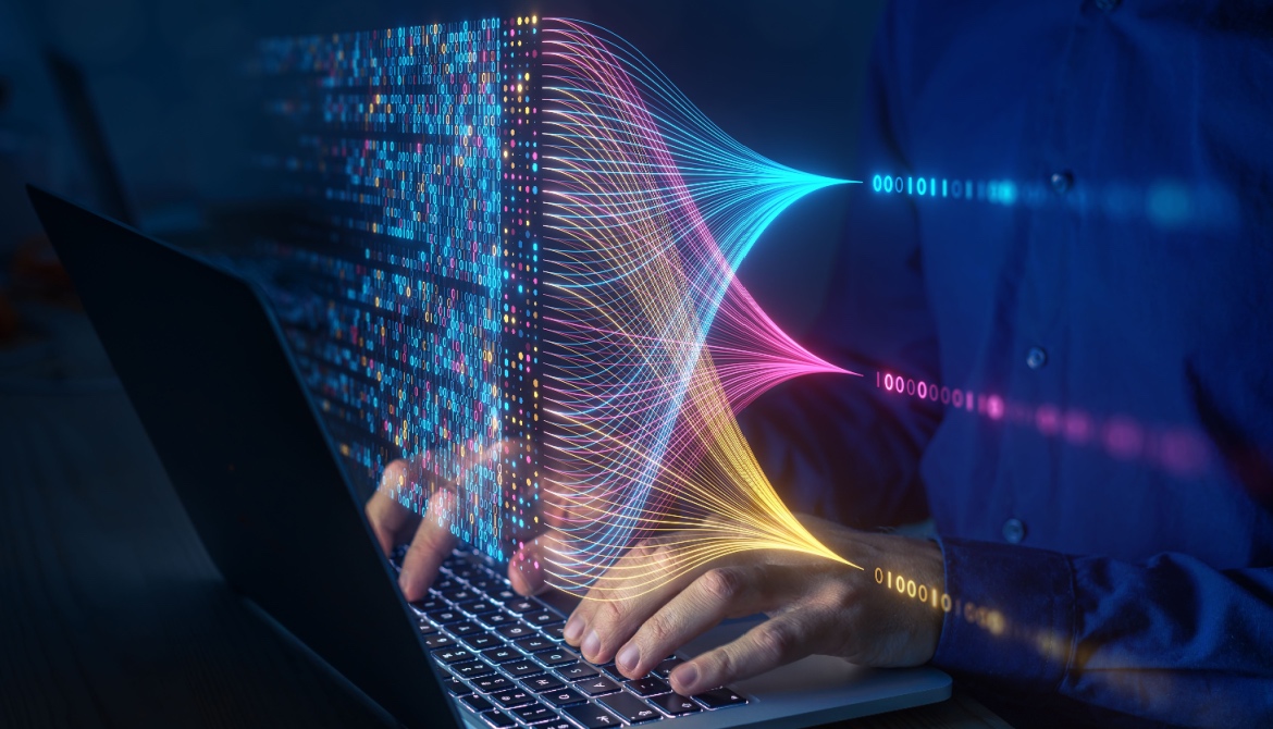 computing, analysing and visualizing complex data set on computer