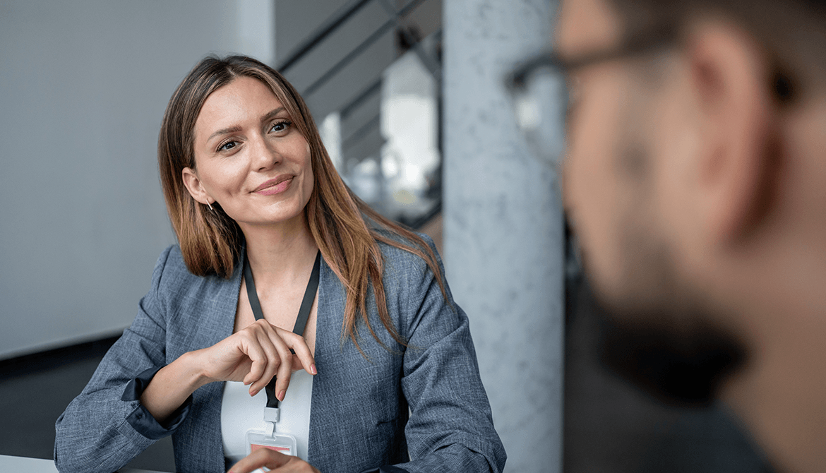 smiling woman