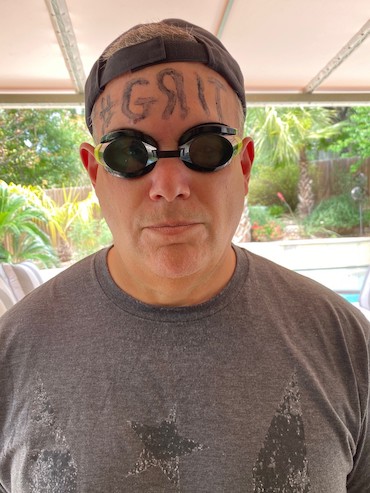 CUES member Tony Budet dressed as “Grit man”