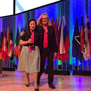 Leni San Roque and Susan Mitchell