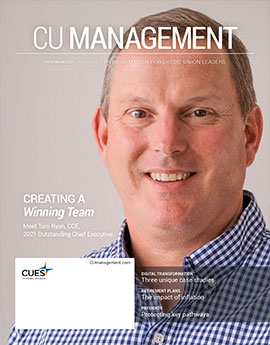 November 2021 Credit Union Management magazine cover