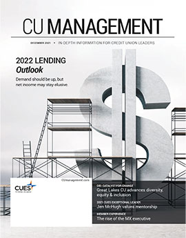 December 2021 Credit Union Management magazine cover