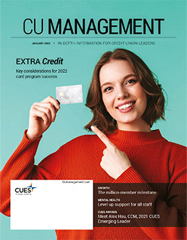 January 2022 CU Management magazine cover