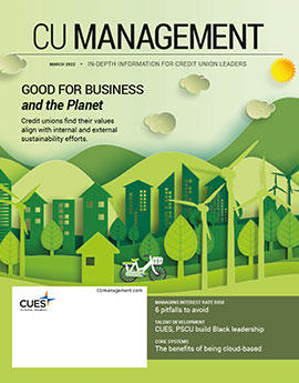 March 2022 CU Management magazine cover
