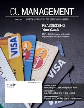 August 2022 CU Management magazine cover