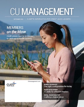 September 2022 CU Management magazine cover