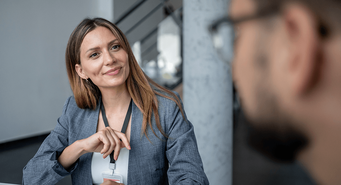 smiling woman