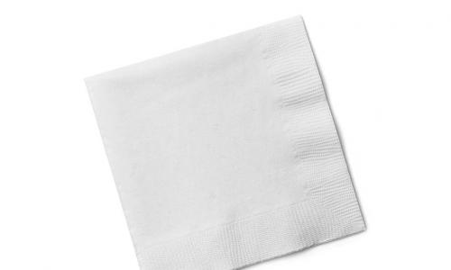 white napkin