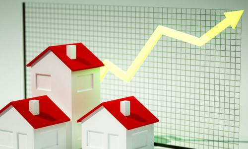 graph shows mortgages increasing