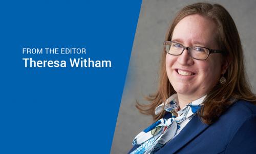 Theresa Witham editor of CU Management magazine