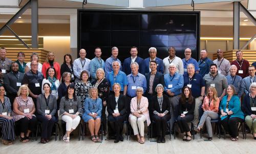 class photo of the 2019 Governance Leadership Institute attendees 