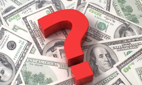 red dollar sign money