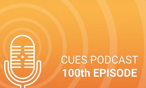 CUES Podcast 100th episode tile