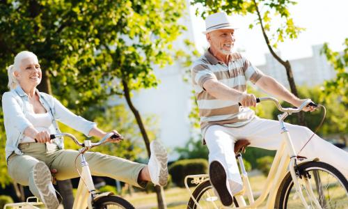 Baby boomers on bikes