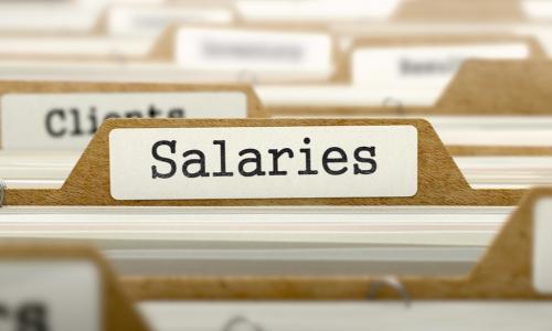 Salaries manila folder