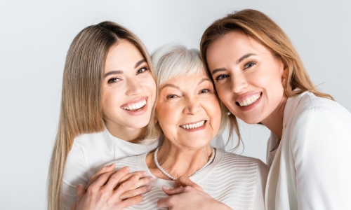 three generations women