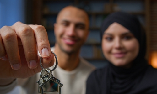 black arab keychain homeowner