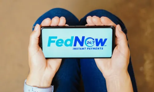 smartphone FedNow instant payments