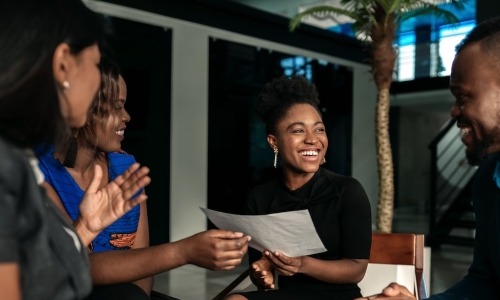 young black executives meeting