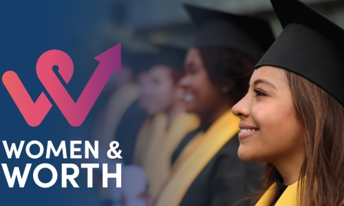 women and worth female graduate