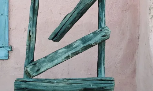 ladder with broken rungs