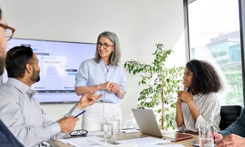 young directors engaging with older chair of the board