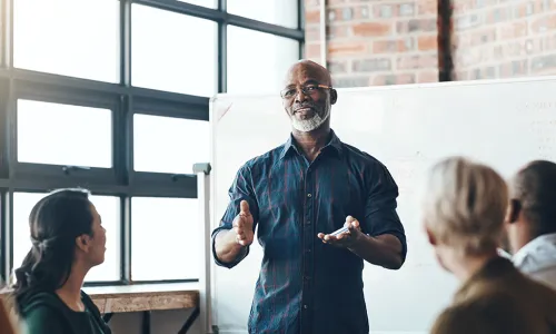 Mean leading discussion in a small group