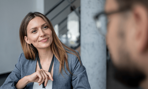 smiling woman